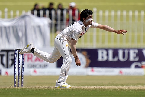 Pakistan vs Bangladesh 1st Test, 3rd Day: Pakistan's Naseem Shah bowls against Bangladesh